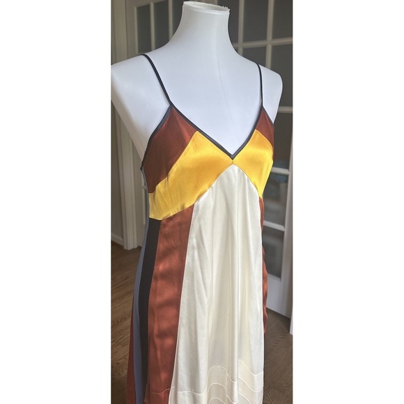 TORY BURCH SASHA LUXURY SILK MAXI DRESS , SIZE 8/RETAIL $798 - Picture 5 of 9